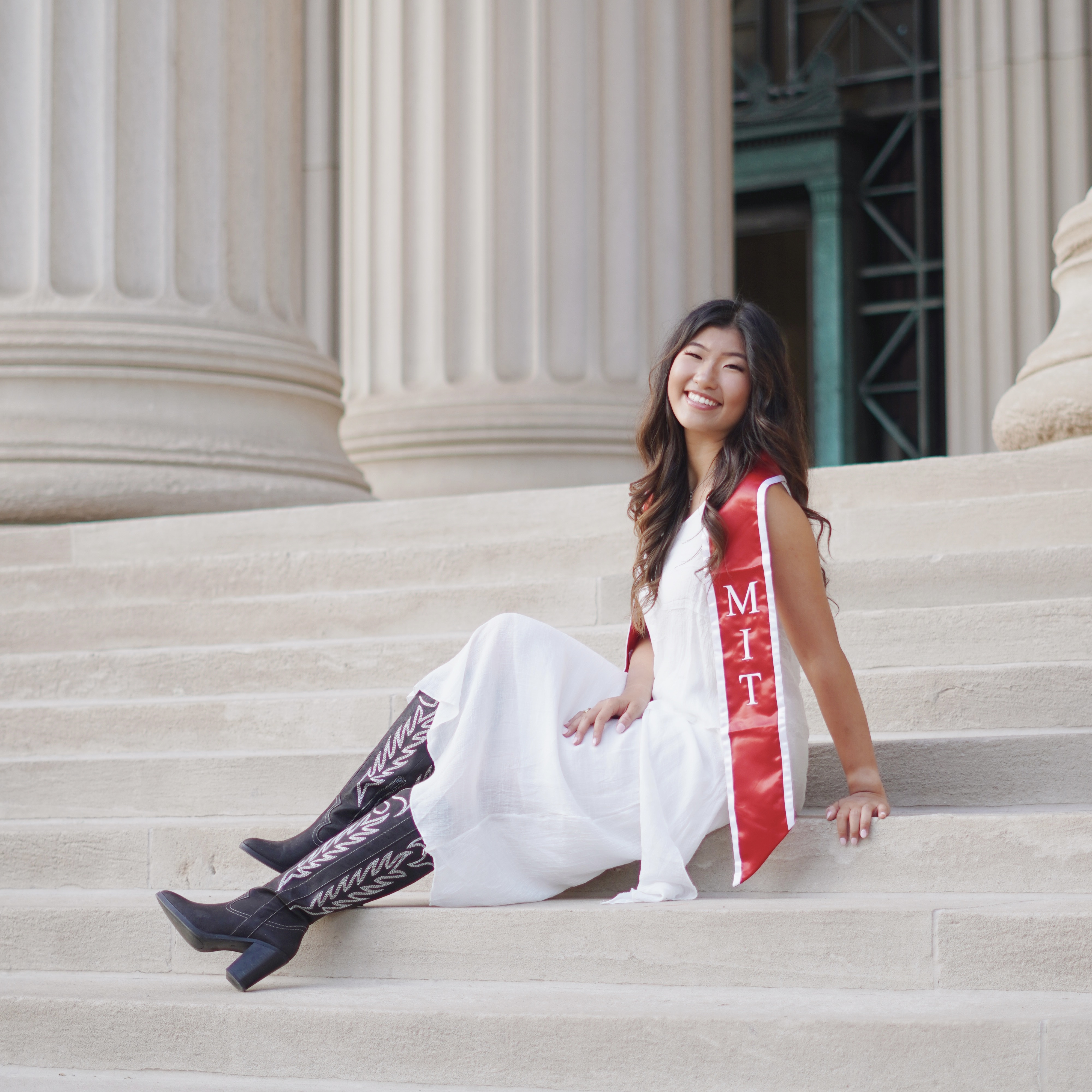 Sitting Grad Photo